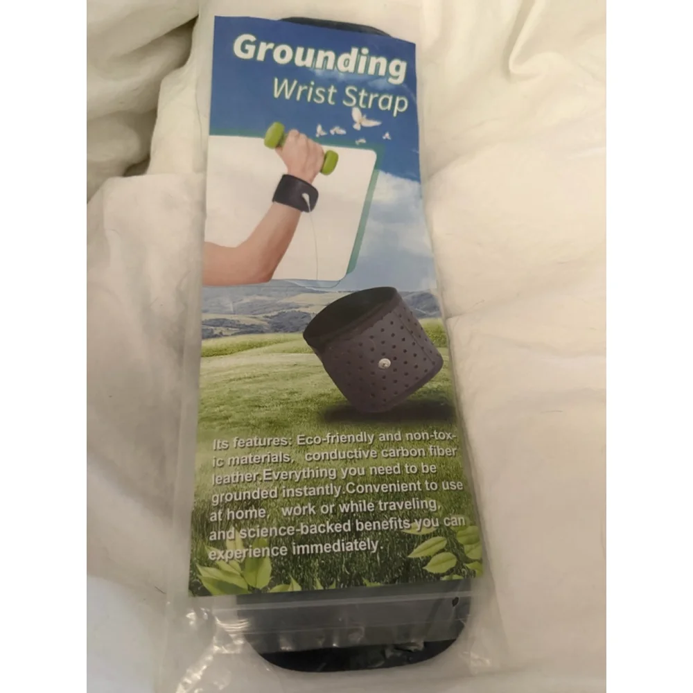 Unbranded Grounding Wrist Strap One Size Black White